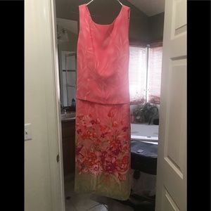 Beautiful coral dress